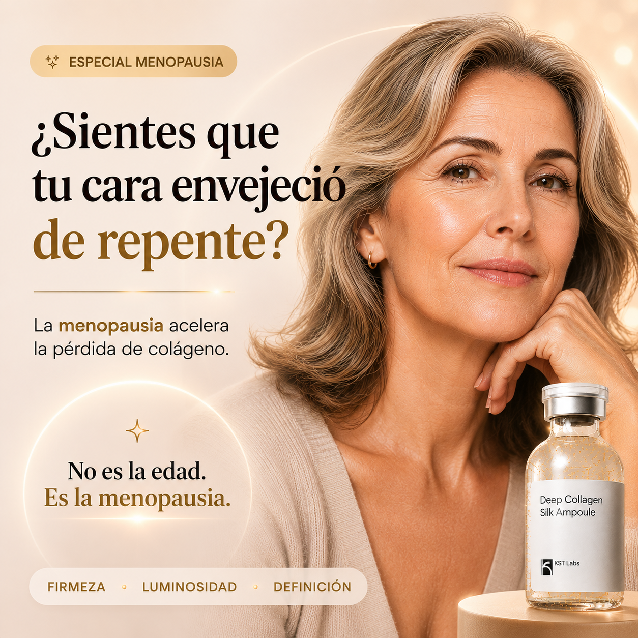 Ampolla Coreana de Colágeno Molecular — para la piel en la menopausia