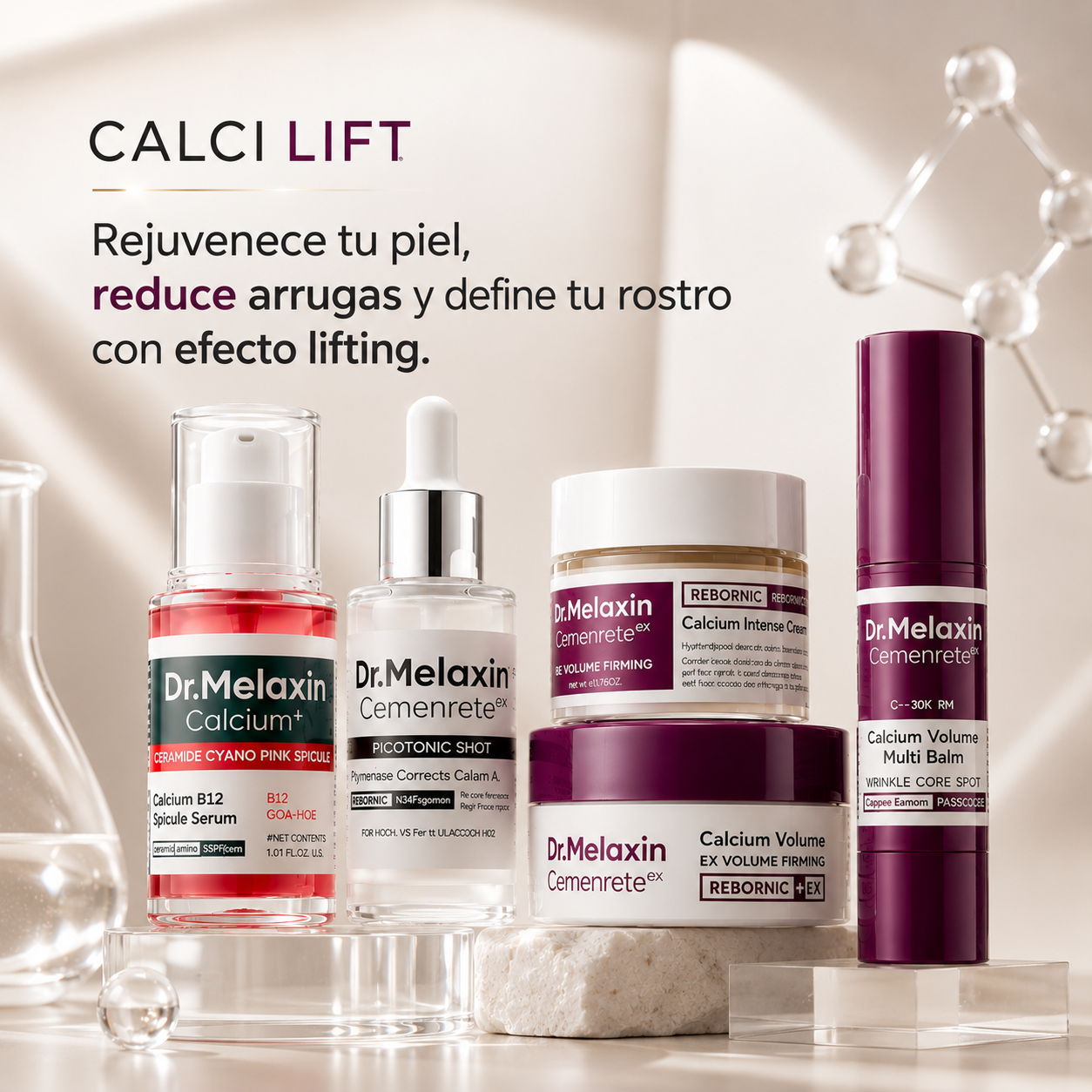CALCI LIFT™ Rutina Intensiva de Elasticidad y Efecto Lifting