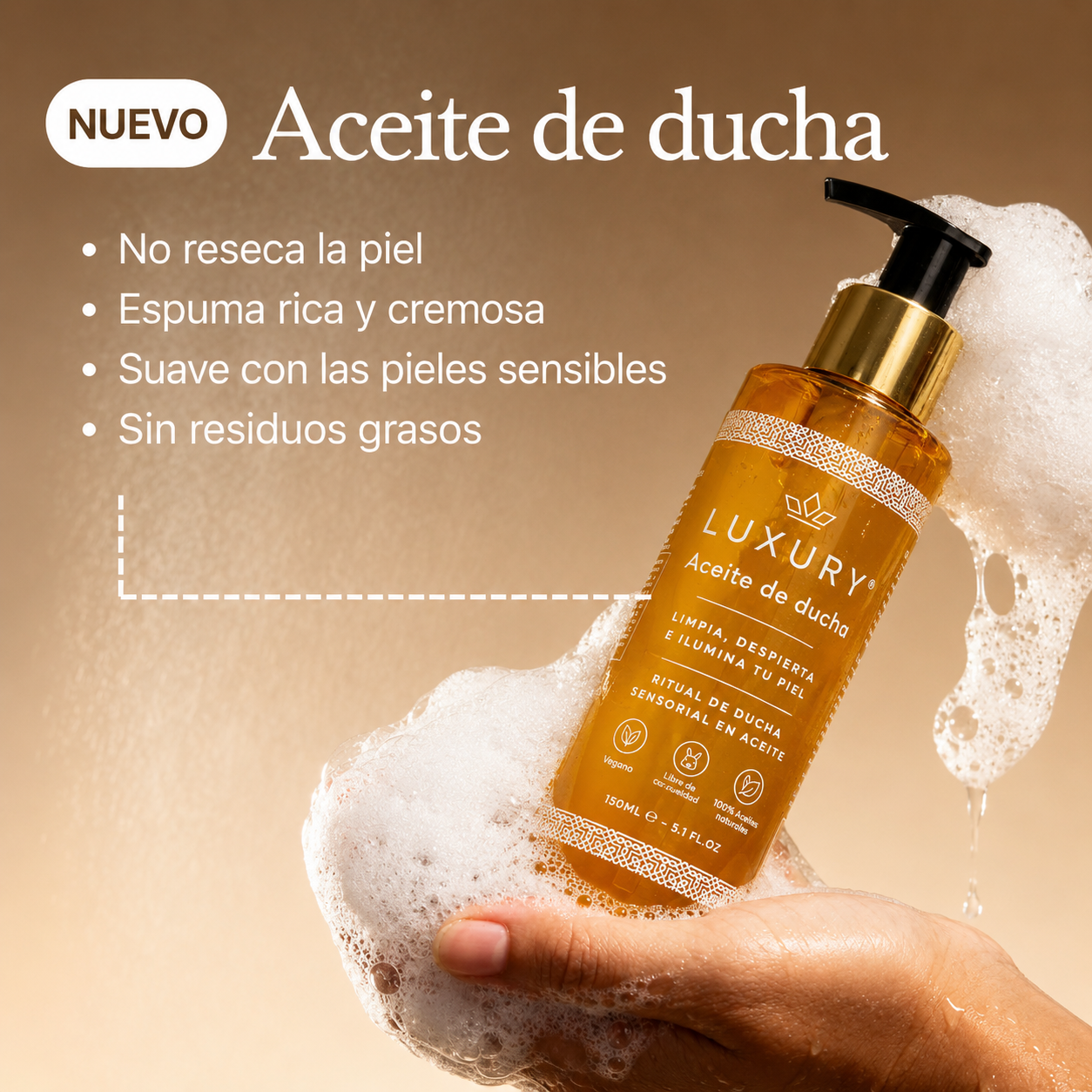 LUXURY® Aceite de ducha
