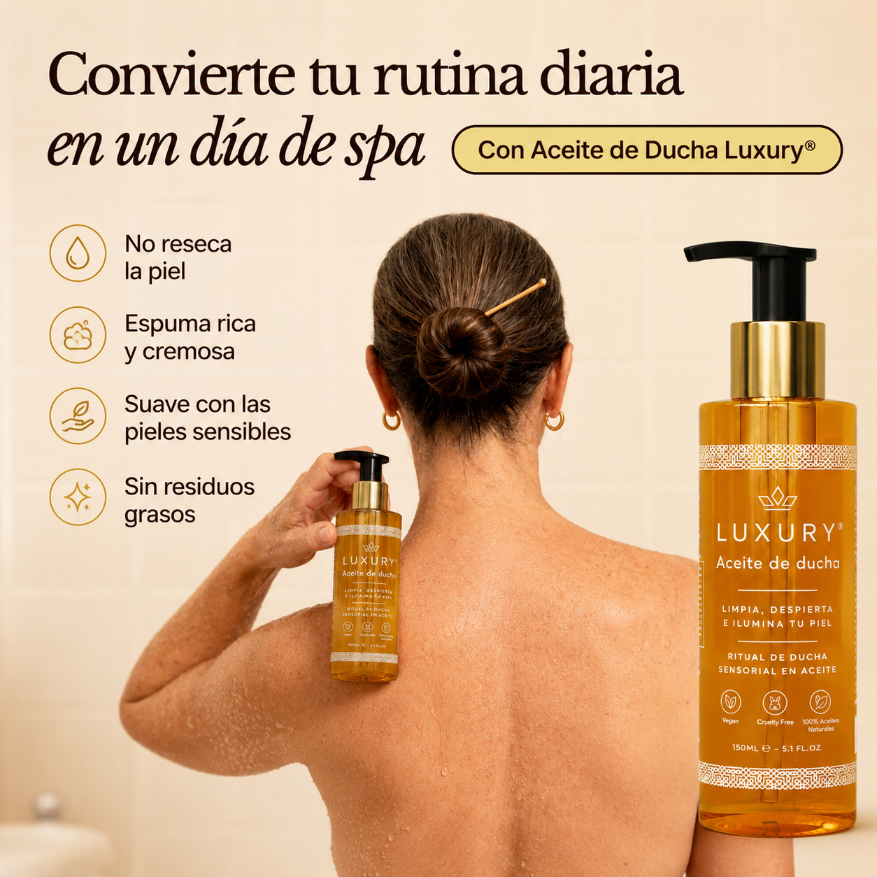 LUXURY® Aceite de ducha