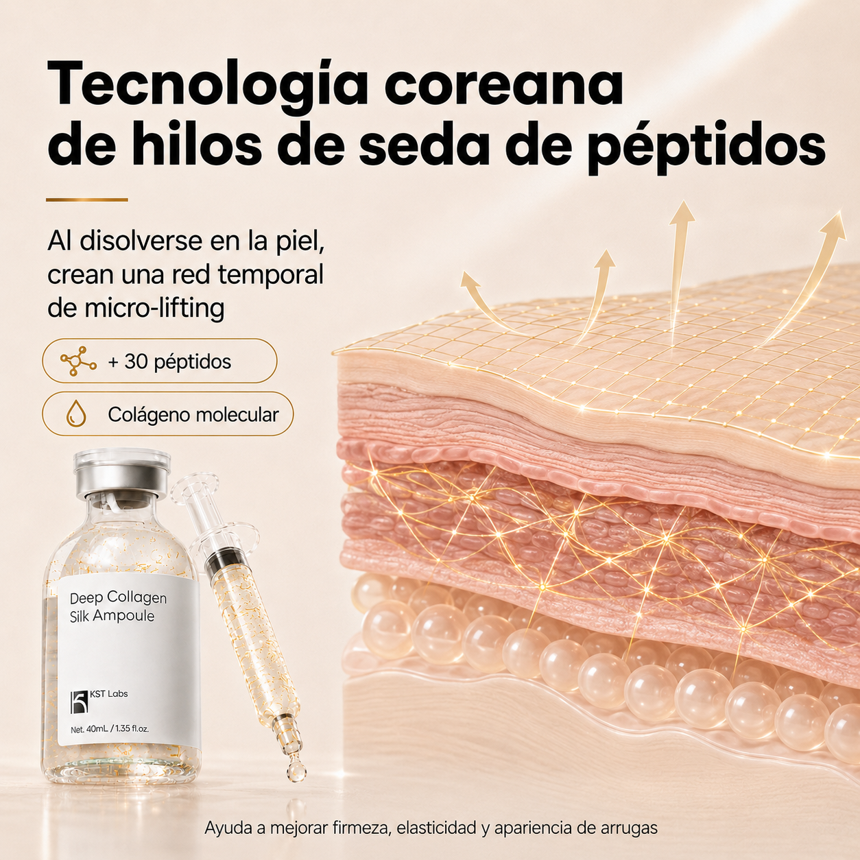 Ampolla Coreana de Colágeno Molecular