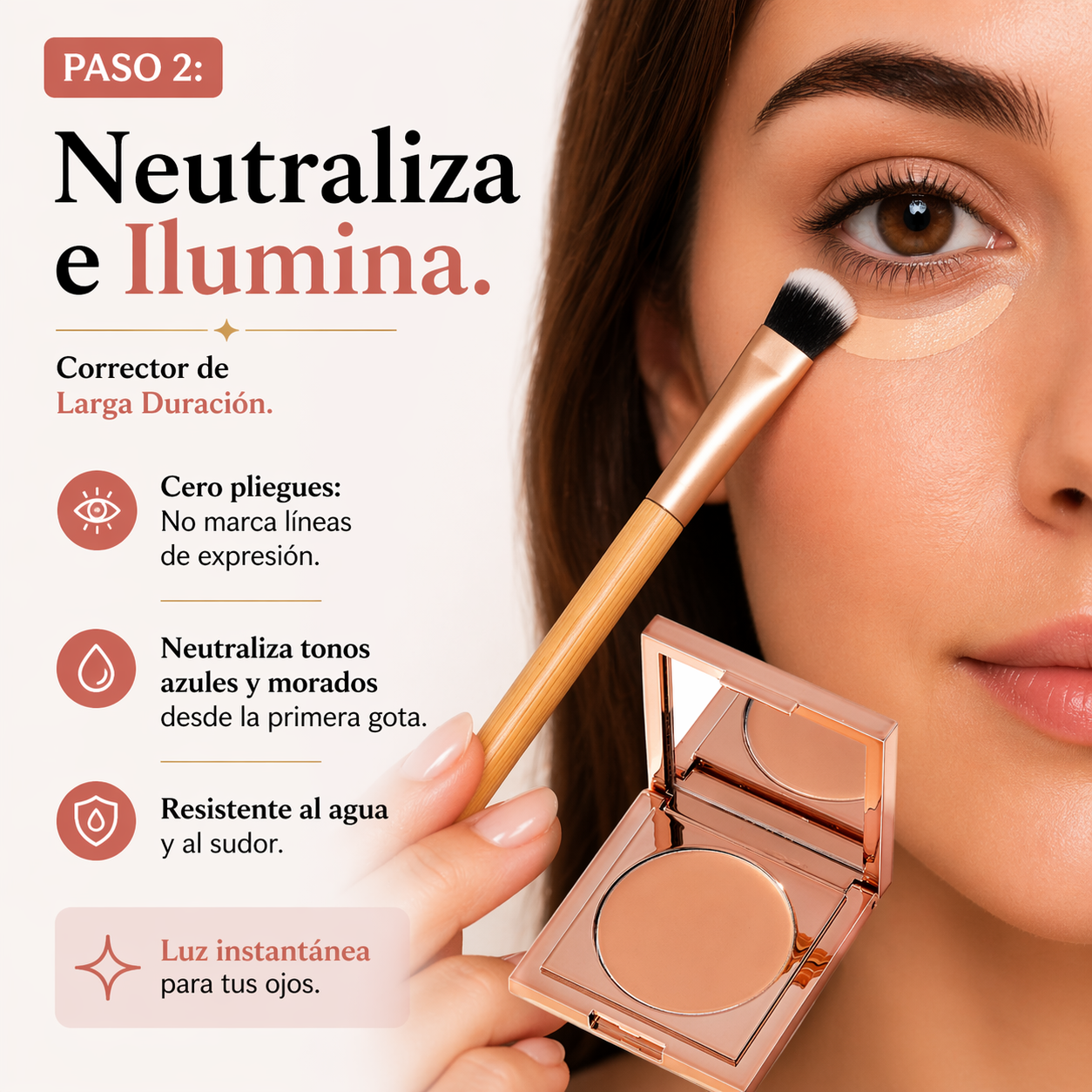 MIRAE™ Kit Tratamiento Completo — Corrector + BB Cream SPF 42 + Parches de Colágeno