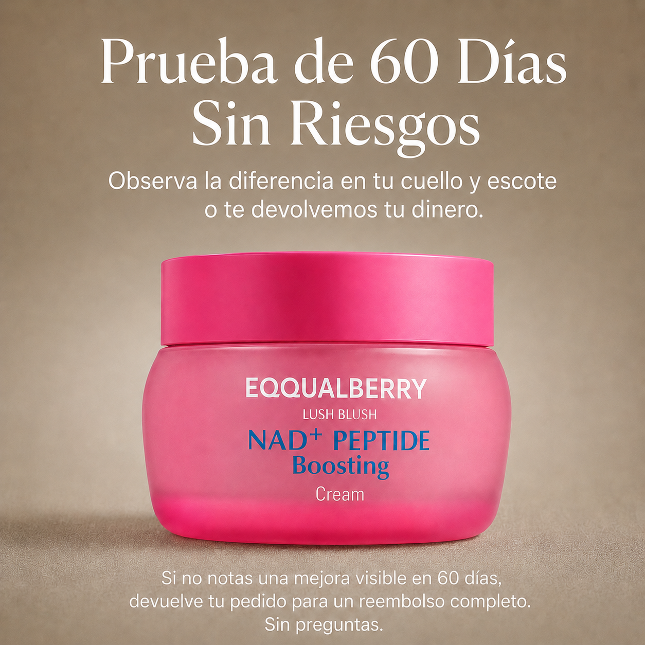 EQQUALBERRY® Crema Reafirmante de Cuello y Papada