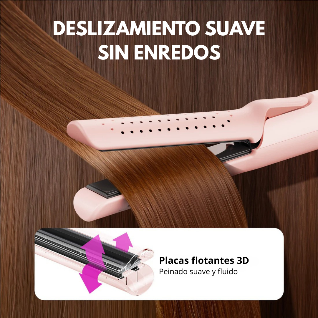 Moldeador de Cabello 2 en 1: Alisa y riza con aire frío