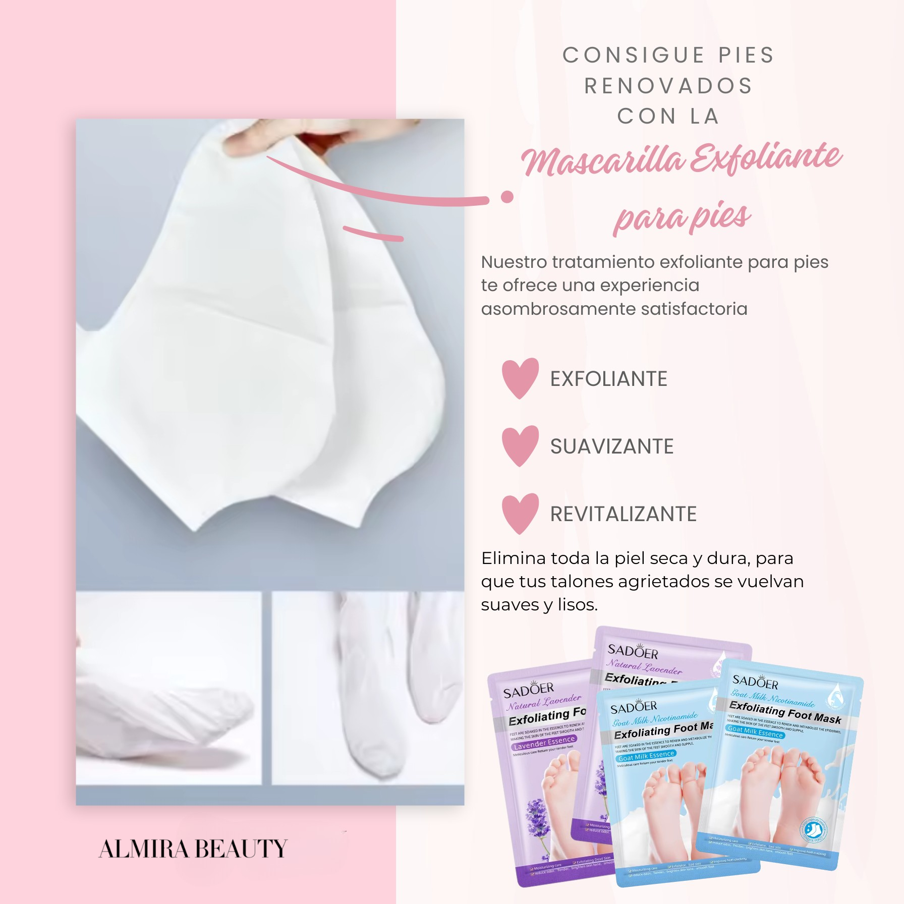 Mascarilla Exfoliante para pies (Regalo)