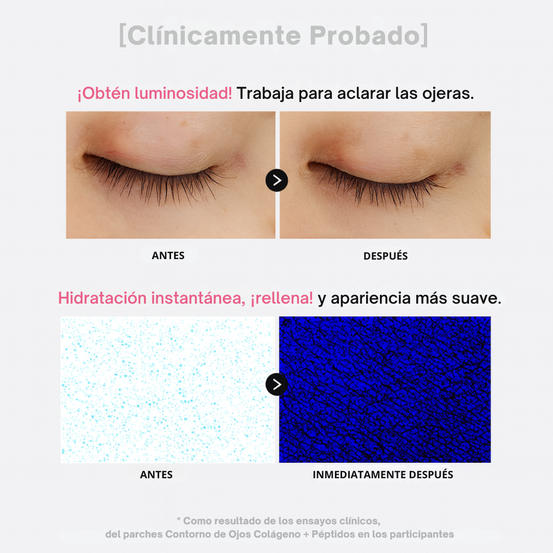 Parches Contorno de Ojos Colágeno + Péptidos