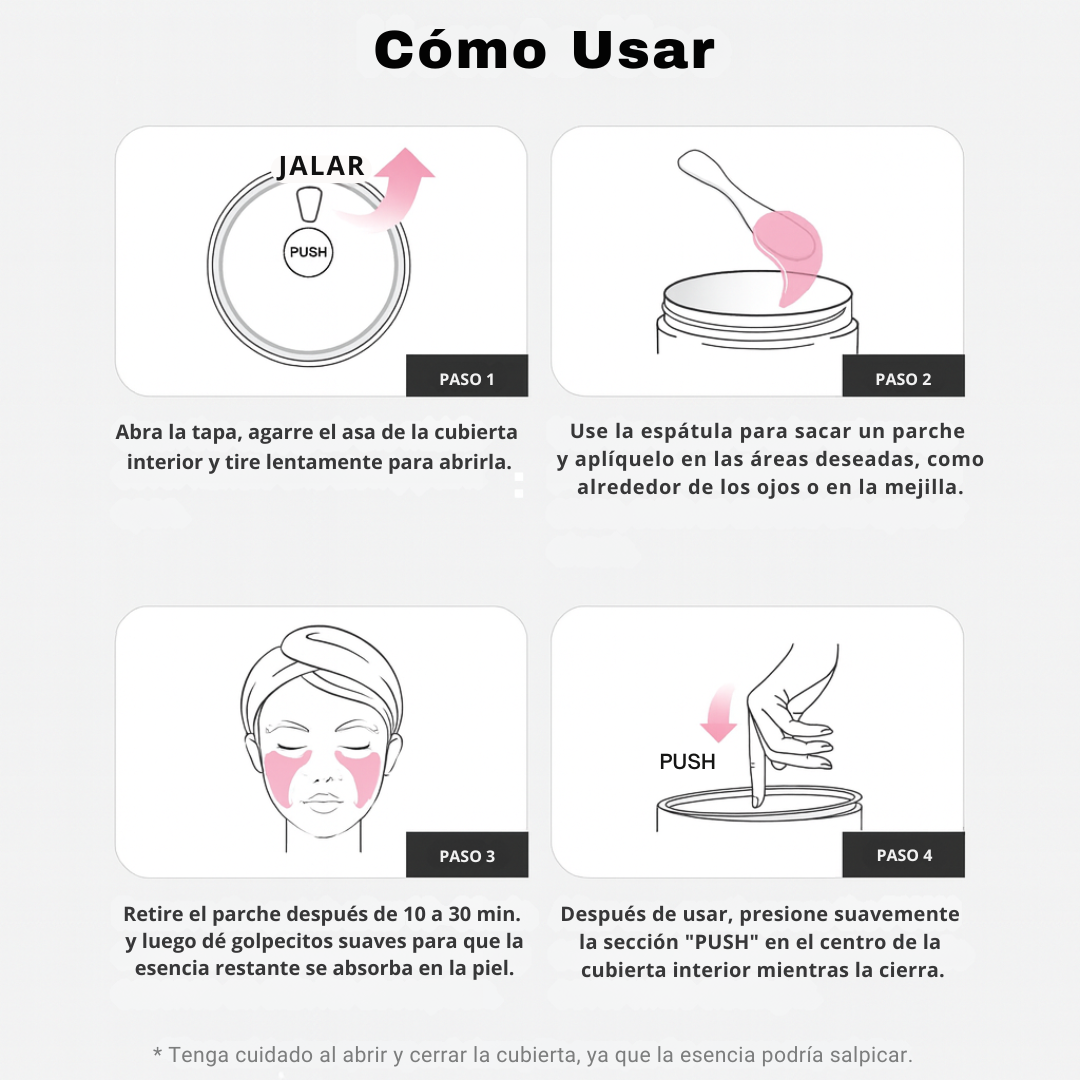 Parches Contorno de Ojos Colágeno + Péptidos