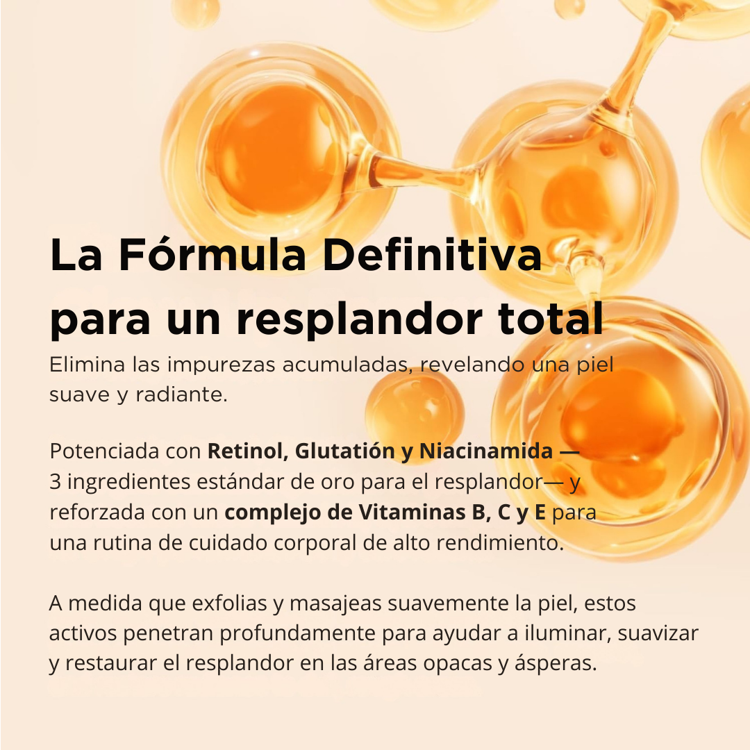 Spray Corporal Exfoliante Antimanchas con Ácido Kójico y Cúrcuma