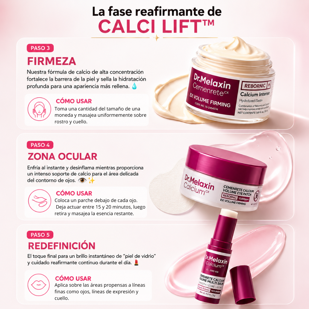 CALCI LIFT™ Rutina Intensiva de Elasticidad y Efecto Lifting