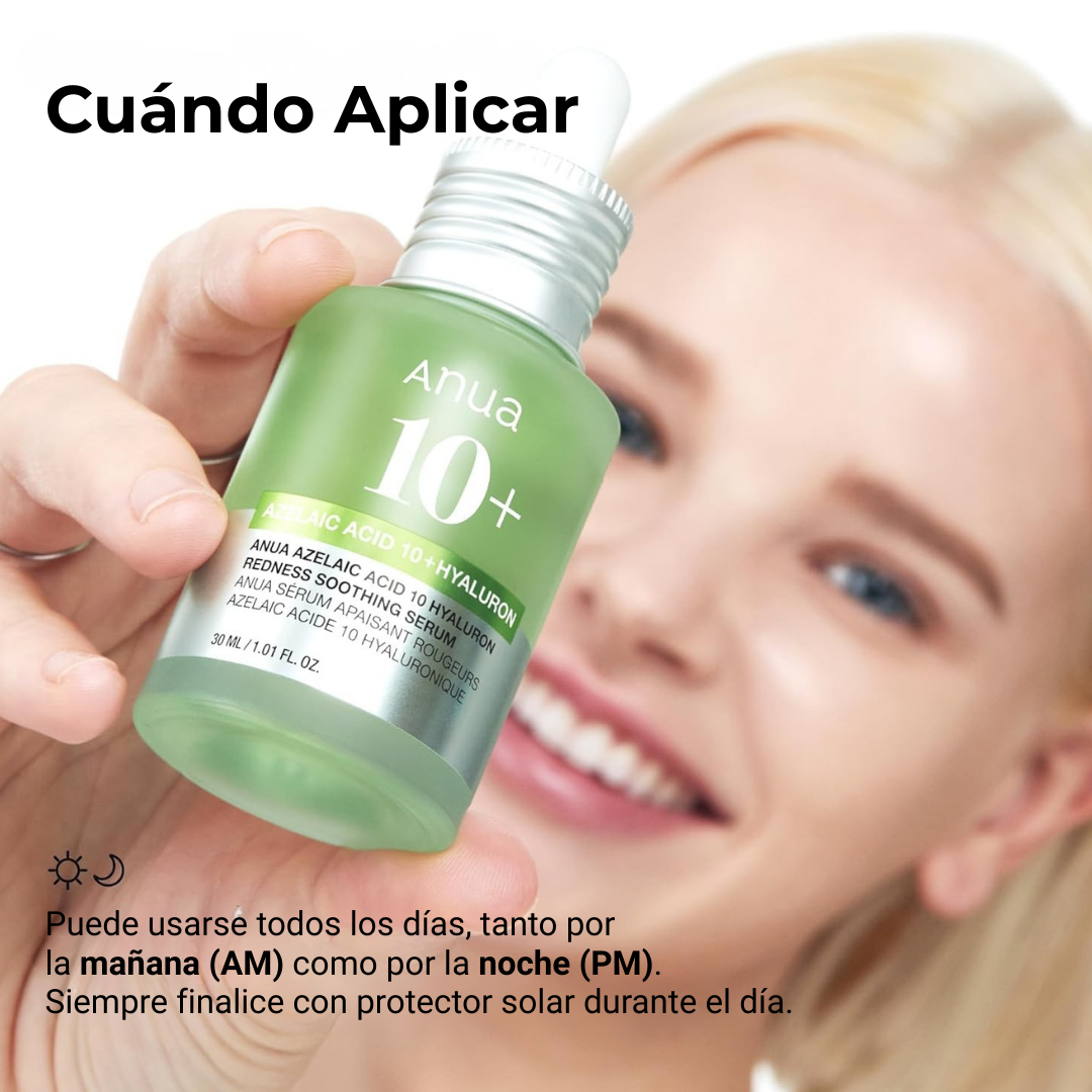 Sérum Calmante Anti-Rojez Azelaico 10% con Hialurónico