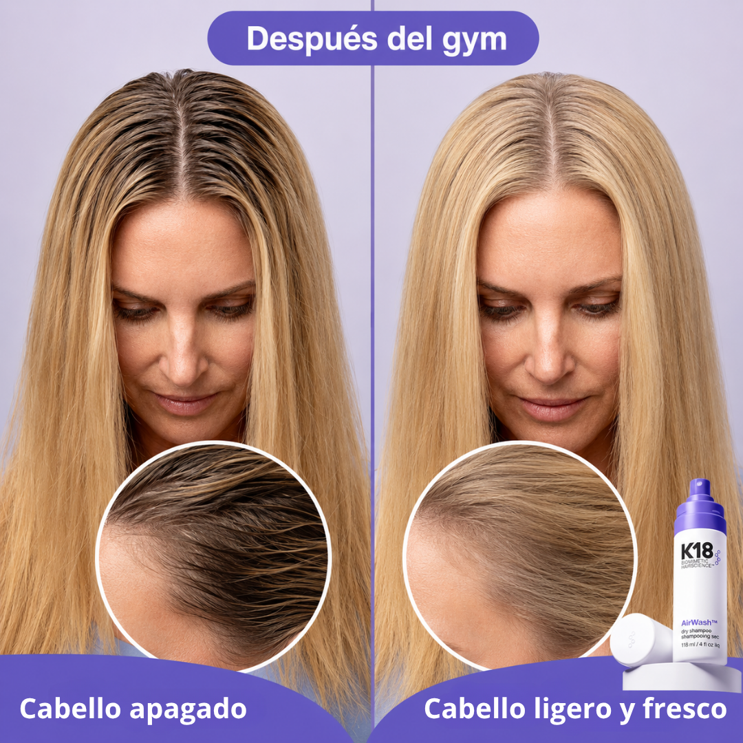 Shampoo en Seco Invisible con Microalgas