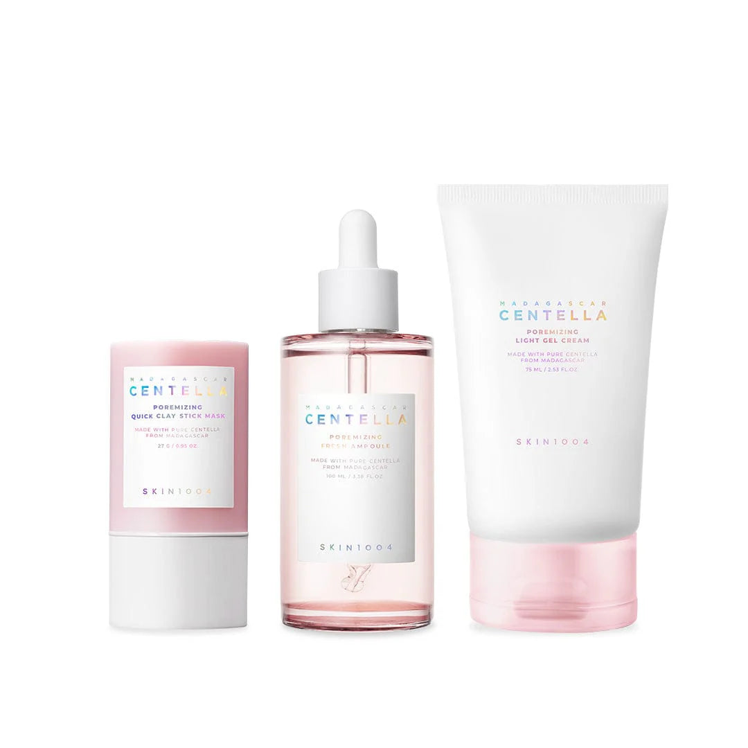 Set de Rutina Coreana: Rostro Liso y Sin Brillos