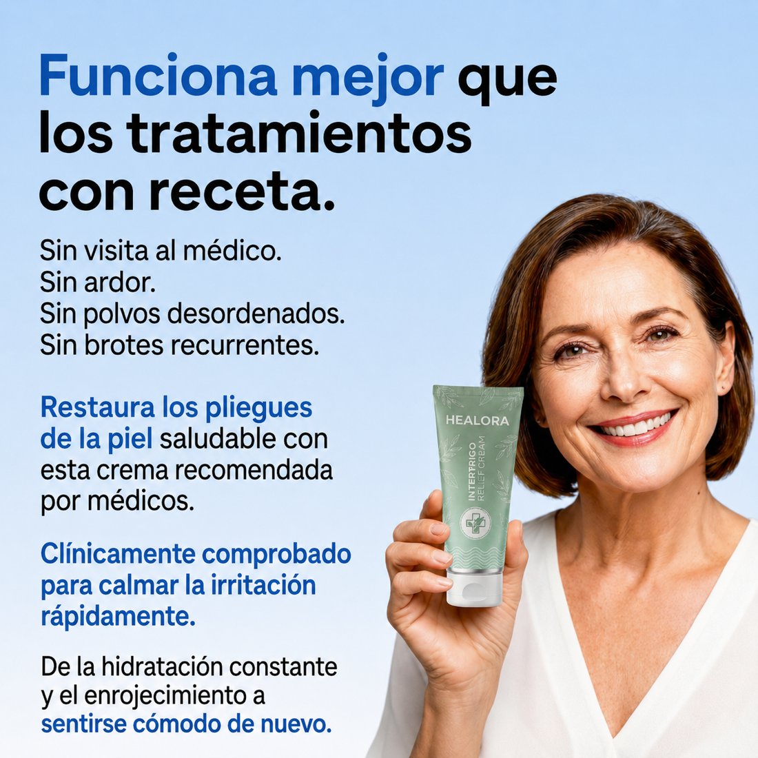 Funciona mejor que los tratamientos con receta: sin visita al médico, sin ardor, sin brotes recurrentes