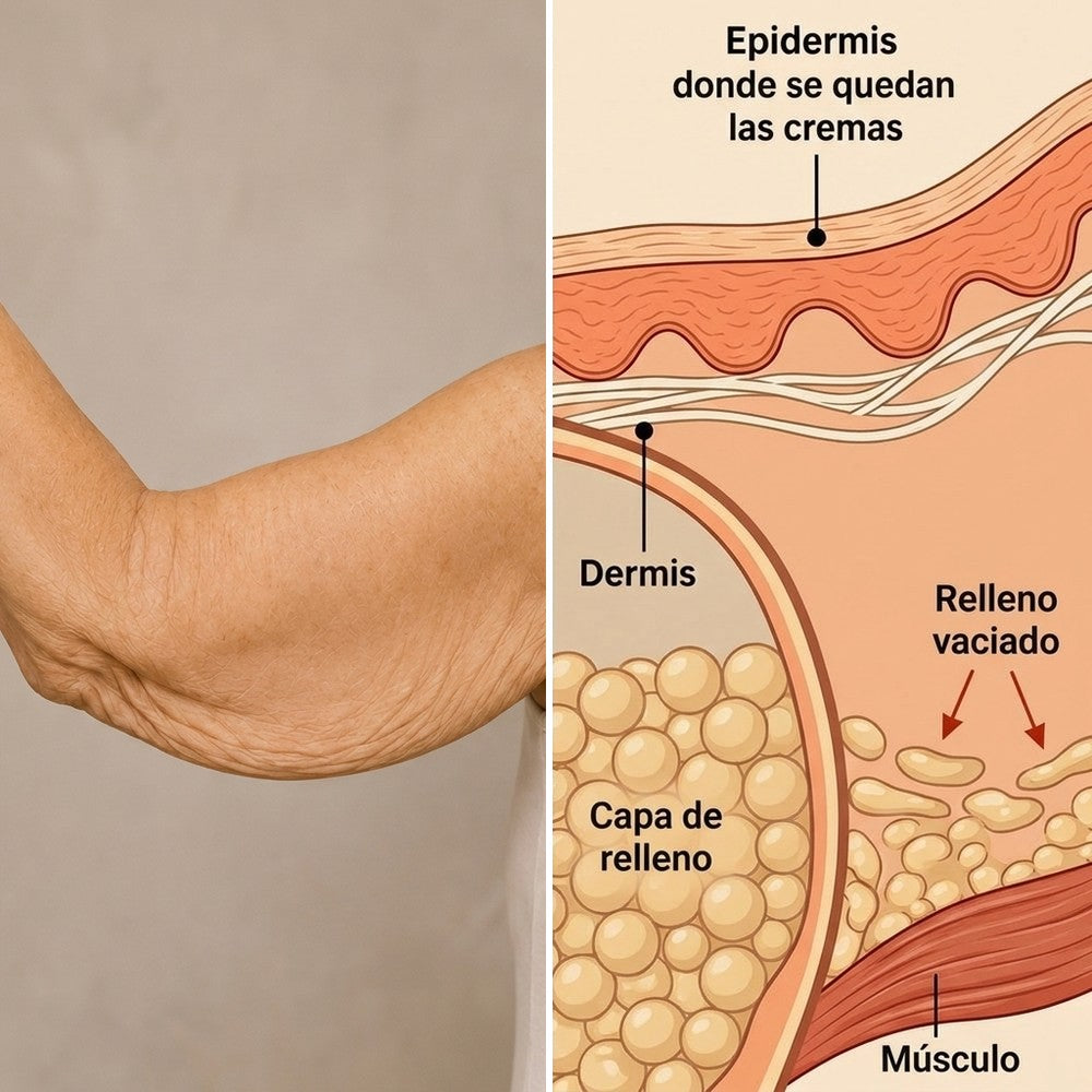 Capas de la piel del brazo: dónde se quedan las cremas y dónde se vació el relleno