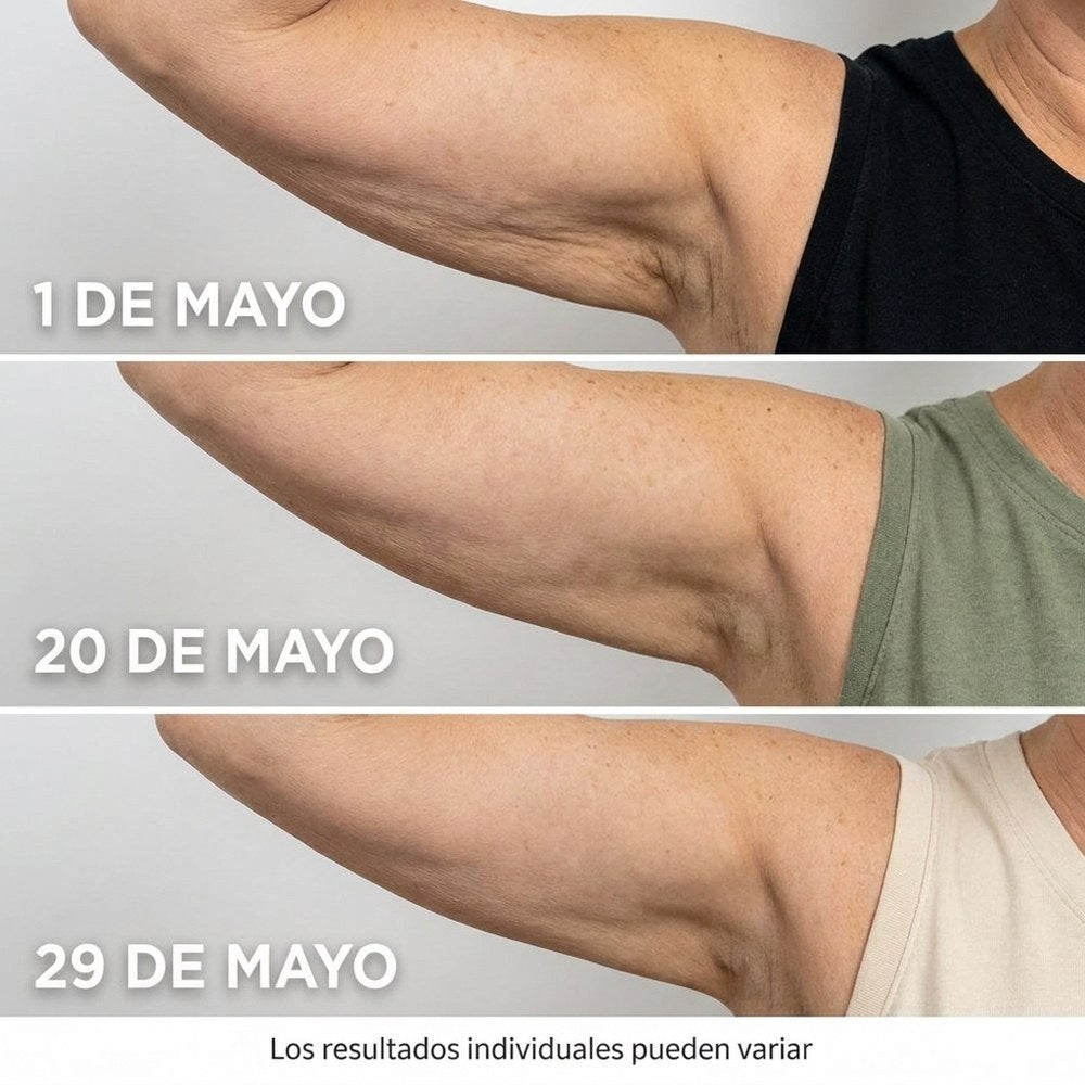 Cómo cambia la piel de la cara interna del brazo semana a semana