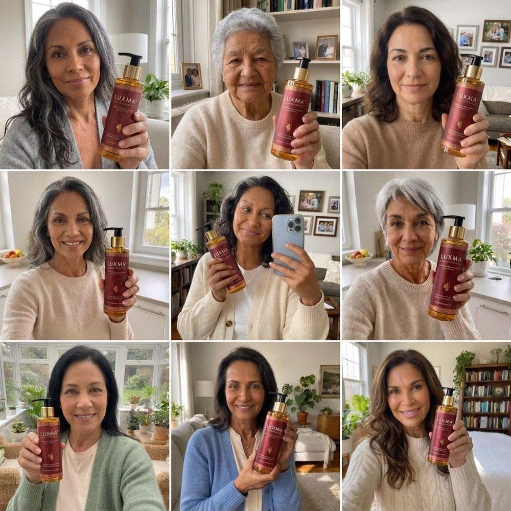 Mujeres aplicando el aceite reafirmante en la cara interna del brazo