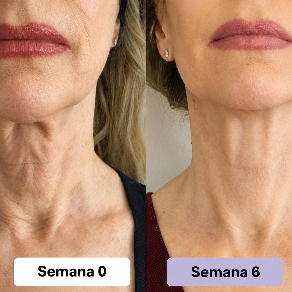 El cuello en la semana 0 y en la semana 6